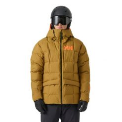 Kurtka z kapturem Helly Hansen Emiko Ridable. Brązowe kurtki narciarskie i snowboardowe męskie Helly Hansen, na zimę, l, bez wzorów, z kapturem, narciarskie. W wyprzedaży za 1,598.00 zł.