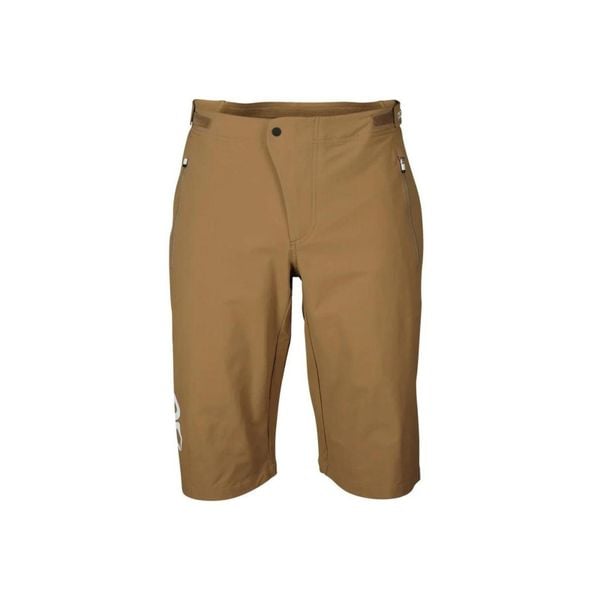 Spodenki kolarskie męskie POC Essential Enduro. Brązowe szorty sportowe męskie POC, bez wzorów, z elastanu, sportowe. W wyprzedaży za 413.70 zł.