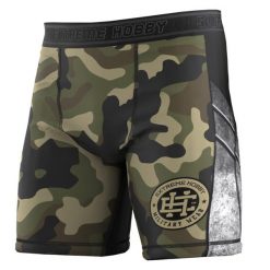Spodenki Vale Tudo do MMA męskie EXTREME HOBBY MILITARY. Brązowe szorty sportowe męskie EXTREME HOBBY, bez wzorów, z elastanu, sportowe. Za 179.00 zł.