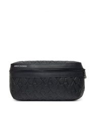 Armani Exchange Nerka XM000844 AF12133 UC001 Czarny. Czarne saszetki męskie Armani Exchange, bez wzorów, ze skóry. Za 339.99 zł.