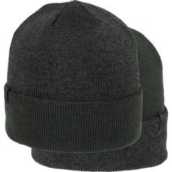 Czapka męska CAM257Z - szaro-zielony melanż. Zielone czapki męskie 4f, na jesień, melanż, z materiału. Za 39.99 zł.