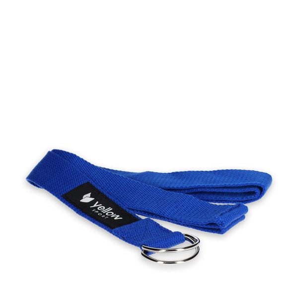 Pasek do jogi yellowSTRAP Yoga. Niebieskie paski męskie YELLOW SPORT, bez wzorów, sportowe. Za 21.99 zł.