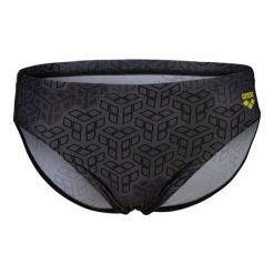 Kąpielówki slipy męskie sportowe treningowe na basen Arena Camo Kikko. Czarne kąpielówki męskie ARENA, m, bez wzorów. Za 99.99 zł.
