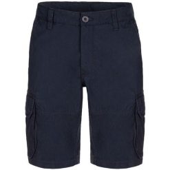 Spodenki męskie LOAP Vekot — 100% bawełna, granatowe, rozmiar S. Niebieskie szorty męskie ZEAGLE, bez wzorów, z bawełny. Za 165.99 zł.