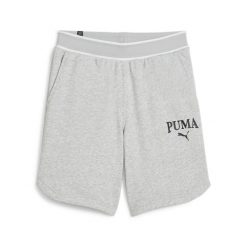 Szorty PUMA SQUAD PUMA Light Gray Heather. Czarne szorty sportowe męskie Puma, bez wzorów, sportowe. Za 69.00 zł.