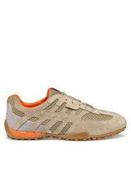 Geox Sneakersy U Snake Original U55MNA 02214 C5004 Beżowy. Brązowe buty sportowe na co dzień męskie Geox, m, bez wzorów, ze skóry, bez ramiączek, bez kaptura. Za 499.99 zł.