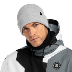 Czapka zimowa beanie męska Snowflake. Szare czapki męskie SIROKO, na zimę, bez wzorów, z tkaniny, sportowe. W wyprzedaży za 84.00 zł.