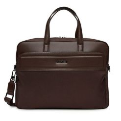Torba na laptopa GINO ROSSI. Brązowe torby na laptopa męskie Gino Rossi, bez wzorów. Za 279.99 zł.