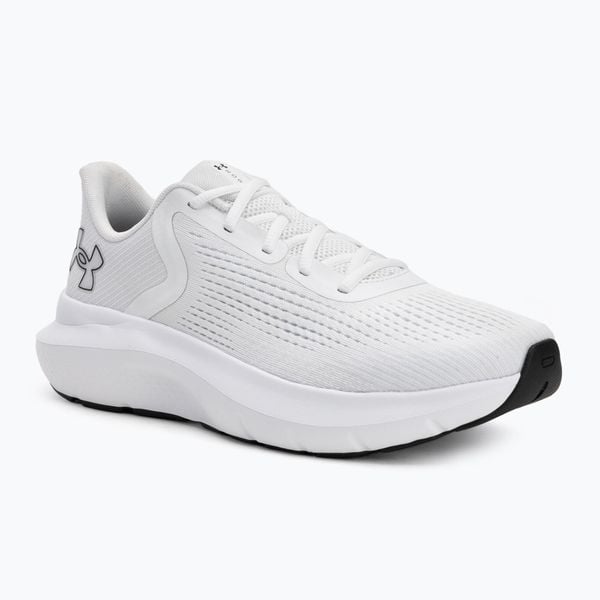 Buty do biegania męskie Under Armour Charged Rogue 5. Białe buty do biegania męskie Under Armour, bez wzorów, bez zapięcia, do biegania. Za 249.99 zł.