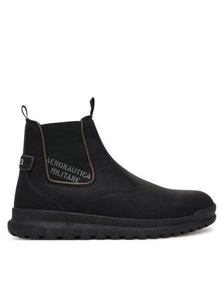Aeronautica Militare Sztyblety 252SC0316UCT04247 Czarny. Czarne sztyblety męskie Aeronautica Militare, ze skóry, bez obcasa, bez zapięcia. Za 569.99 zł.