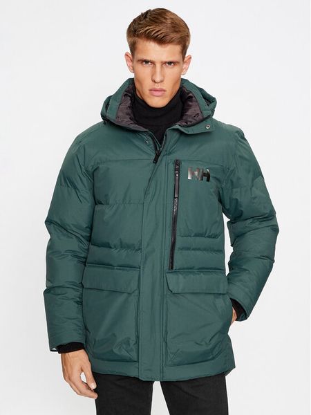 Helly Hansen Kurtka zimowa Tromsoe 53074 Zielony Regular Fit. Zielone kurtki męskie Helly Hansen, na zimę, m, bez wzorów, z syntetyku, bez ramiączek, bez kaptura. Za 899.99 zł.