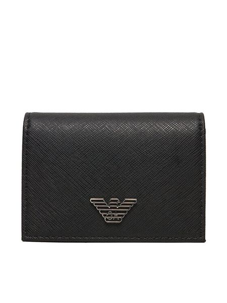 Emporio Armani Portfel Y4R576 Y138E 81072 Czarny. Czarne portfele męskie Emporio Armani, bez wzorów, ze skóry. Za 379.99 zł.