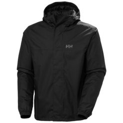 Kurtka wodoodporna z kapturem Helly Hansen Vancouver Fleece Lined. Czarne kurtki męskie Helly Hansen, m, bez wzorów, z polaru, bez ramiączek, z kapturem. Za 843.00 zł.