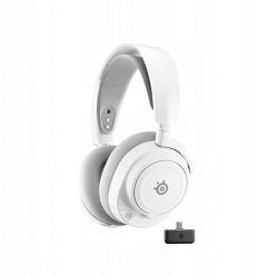 Steelseries Arctis Nova 7 Wireless Gen 2 gaming headset, white. Białe słuchawki bluetooth RivaCase. Za 867.99 zł.