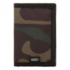 Oryginalny portfel męski Vans Slipped Classic Camo - VN000C3297I1. Brązowe portfele męskie Vans, bez wzorów. Za 78.00 zł.