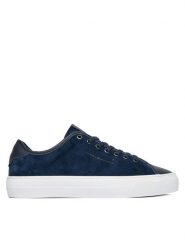 Tommy Hilfiger Sneakersy Premium Dress Leather Mix FM0FM05842 Granatowy. Niebieskie buty sportowe na co dzień męskie Tommy Hilfiger, m, bez wzorów, ze skóry, bez ramiączek, bez kaptura. Za 569.99 zł.