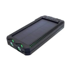 PowerNeed S12000G ładowarka solarna 12000mAh z latarką LED. Powerbanki marki PowerNeed. Za 119.99 zł.