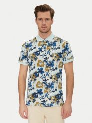 Blend Polo 20718253 Niebieski Regular Fit. Niebieskie koszulki polo męskie Blend, m, bez wzorów, z bawełny, bez kołnierzyka, bez ramiączek. Za 99.99 zł.