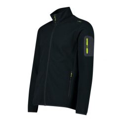 Bluza męska turystyczna CMP 34H6397. Czarne bluzy nierozpinane męskie CMP, m, bez wzorów, sportowe, bez ramiączek, bez kaptura. Za 248.50 zł.