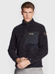 Napapijri Polar Yupik NP0A4GNT Czarny Regular Fit. Czarne bluzy z polaru męskie Napapijri, m, bez wzorów, z polaru, bez ramiączek, bez kaptura. Za 839.99 zł.