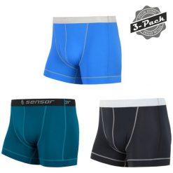 Sensor Bokserki Męskie Coolmax Fresh 3-Pack Czarne/Szafirowe/Niebieskie Xl. Bielizna termoaktywna męska marki Sensor. W wyprzedaży za 163.00 zł.