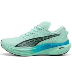 Buty Do Biegania Puma Deviate Nitro 3 Dorośli. Zielone buty do biegania męskie Puma, bez wzorów, bez zapięcia, do biegania. Za 577.99 zł.