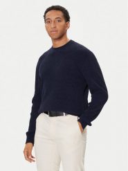 BOSS Sweter P-Horso 50549989 Granatowy Regular Fit. Niebieskie kardigany męskie Boss, l, bez wzorów, z syntetyku, bez ramiączek. Za 749.99 zł.