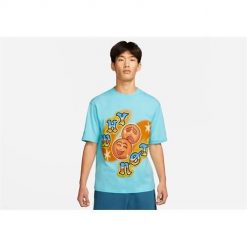 Koszulka sportowa męska Nike Air Jordan 'why Not'. Niebieskie t-shirty sportowe męskie Nike, m, bez wzorów, sportowe, bez ramiączek. Za 315.00 zł.
