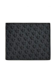 Calvin Klein Jeans Portfel Matte Billfold W/Coin LV04G1066G Czarny. Czarne portfele męskie Calvin Klein Jeans, bez wzorów, z jeansu. Za 179.99 zł.