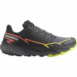 Obuwie do Biegania dla Dorosłych Salomon Thundercross Czarny. Czarne buty do biegania męskie Salomon, bez wzorów, bez zapięcia, do biegania. Za 559.00 zł.