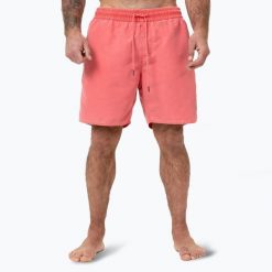 Szorty kąpielowe męskie Pitbull Balfour. Czerwone kąpielówki męskie PITBULL, l, bez wzorów. Za 99.99 zł.