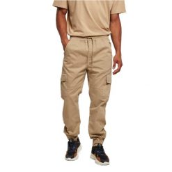 Spodnie dresowe Urban Classics Military. Brązowe spodnie dresowe męskie Urban Classics, bez wzorów, z dresówki, długie. Za 237.00 zł.