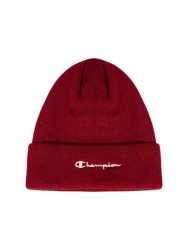 Champion Czapka "Beanie" | 804650 | Mężczyzna | Czerwony. Czerwone czapki męskie CHAMPION, bez wzorów, z dzianiny, eleganckie. W wyprzedaży za 49.00 zł.