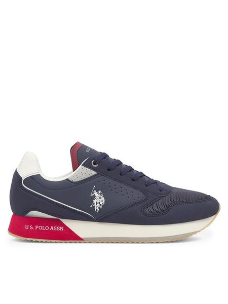 U.S. Polo Assn. Sneakersy NOBIL003G Granatowy. Niebieskie buty sportowe na co dzień męskie U.S. Polo Assn., m, bez wzorów, z syntetyku, bez ramiączek, bez kaptura. Za 207.99 zł.