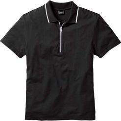 Shirt polo Regular Fit bonprix czarny. Czarne koszulki polo męskie bonprix, polo. Za 37.99 zł.