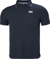 Helly Hansen Koszulka męska Kos Polo Navy r. XL. Niebieskie koszulki polo męskie Helly Hansen, m, bez wzorów, bez kołnierzyka, bez ramiączek. Za 179.00 zł.