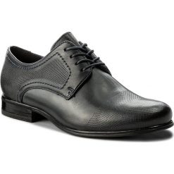 Półbuty LASOCKI FOR MEN - MI07-C327-365-03 Granatowy. Niebieskie eleganckie półbuty męskie Lasocki For Men, z materiału, eleganckie, bez obcasa, bez zapięcia. W wyprzedaży za 94.98 zł.
