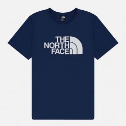 Koszulka Sportowa The North Face Half Dome. Niebieskie t-shirty sportowe męskie The North Face, m, bez wzorów, z bawełny, sportowe, bez ramiączek. Za 114.99 zł.
