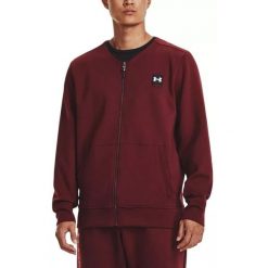 Bluza treningowa męska z zamkiem ½ Under Armour 1373802. Czerwone bielizna termoaktywna męska Under Armour, m, bez wzorów, bez ramiączek. Za 449.99 zł.