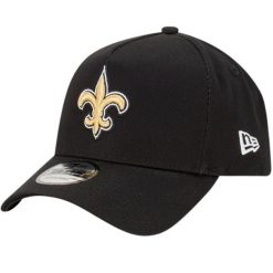 Czapka z daszkiem New Era NFL New Orleans Saints. Czarne czapki męskie New Era, bez wzorów, sportowe. Za 177.00 zł.