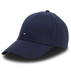 Czapka z daszkiem Tommy Hilfiger. Niebieskie czapki męskie Tommy Hilfiger, bez wzorów. Za 109.99 zł.