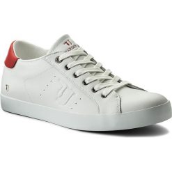 Sneakersy TRUSSARDI JEANS - 77A00090 R684. Białe buty sportowe na co dzień męskie TRUSSARDI JEANS, z jeansu, eleganckie. W wyprzedaży za 249.00 zł.