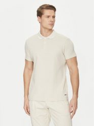 JOOP! Polo 10018924 30044673 Beżowy Regular Fit. Brązowe koszulki polo męskie JOOP!, m, bez wzorów, z bawełny, bez kołnierzyka, bez ramiączek. Za 249.99 zł.