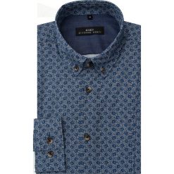 Koszula MICHELE 2 16-08-07-K. Niebieskie koszule męskie Giacomo Conti, z bawełny, button down. Za 259.00 zł.