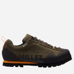 Buty turystyczne MILLET Friction Gore-Tex U grafitowy. Zielone buty trekkingowe męskie Millet, bez wzorów, z gore-texu, bez zapięcia, trekkingowe, gore-tex. Za 900.00 zł.