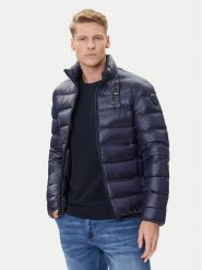 Blauer Kurtka puchowa 25WBLUC03090 Granatowy Regular Fit. Niebieskie kurtki męskie Blauer, l, bez wzorów, z puchu, bez ramiączek, bez kaptura. Za 1,399.00 zł.