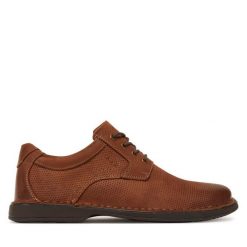Półbuty Go Soft. Brązowe codzienne półbuty męskie GO SOFT, bez wzorów, bez obcasa, bez zapięcia. Za 229.99 zł.