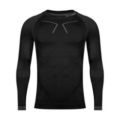 Bluza termoaktywna trekkingowa męska Alpinus Tactical Base Layer. Czarne bluzy nierozpinane męskie Alpinus, m, bez wzorów, bez ramiączek, bez kaptura. Za 179.00 zł.
