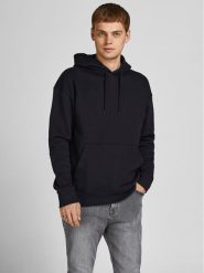 Jack & Jones Bluza Star 12208157 Czarny Relaxed Fit. Czarne bluzy nierozpinane męskie Jack & Jones, m, bez wzorów, z syntetyku, retro, bez ramiączek, bez kaptura. Za 169.99 zł.