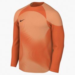 Koszulka piłkarska męska Nike Gardien IV Goalkeeper. Brązowe koszulki męskie z długim rękawem Nike, m, bez wzorów, sportowe, bez kołnierzyka, bez ramiączek. W wyprzedaży za 206.55 zł.